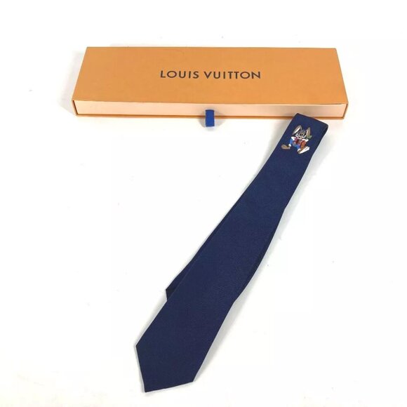 LOUIS VUITTON M78032 Rabbit Animal Cravat LV Rabbit Accessories Necktie - Picture 1 of 8